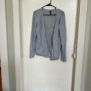 Maurice’s grey open front knit cardigan